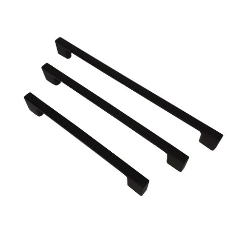 Conjunto de 8 puxadores de ferro para móveis: 3. preto - Wood, Tools & Deco