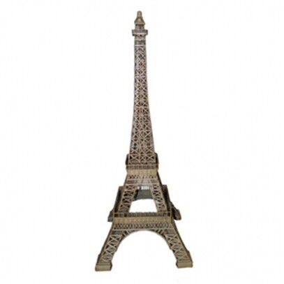 Torre Eiffel Envelhecida em Metal
