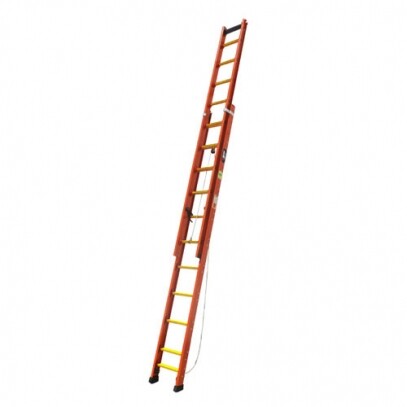 Escada Fibra Extensvel Profissional Robusta com 13 Degraus