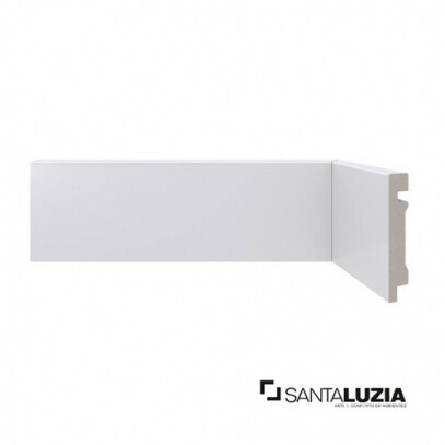 Rodap Santa Luzia MOD-451 Branco 2,40m x 7cm x 1,3cm (barra)