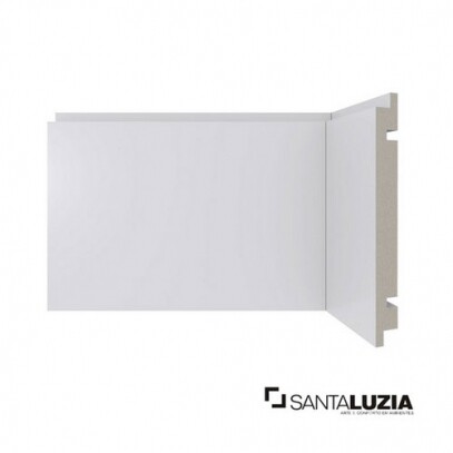 Rodap Santa Luzia MOD-461 Branco 2,40m x 15cm x 1,6cm (barra)