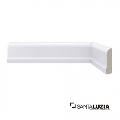 Rodap Santa Luzia MOD-478 Branco 2,40m x 5cm x 1,5cm (barra)
