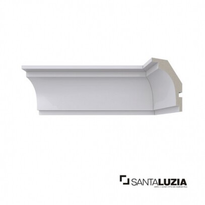 Roda Teto Santa Luzia  MOD-475 Branco 2,40m x 7cm x 5cm (barra)
