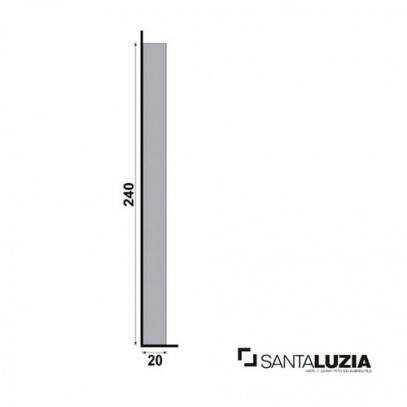 Scalo Santa Luzia MOD-180 Branco 24cm x 11cm x 2cm