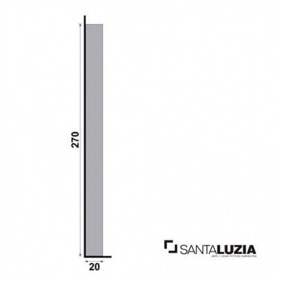Scalo Santa Luzia MOD-182 Branco 27cm x 11cm x 2cm