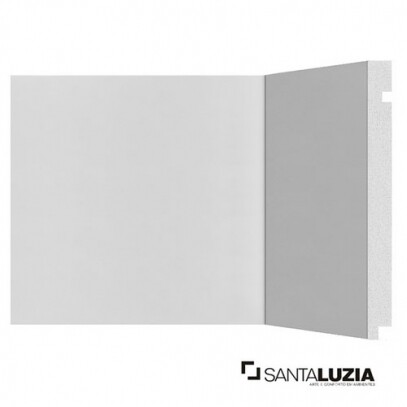 Rodap Santa Luzia MOD-506 Branco 2,40m x 20cm x 1,7cm (barra)