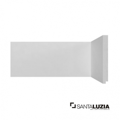 Rodap Santa Luzia MOD-496 Branco 2,40m x 15cm x 1,6cm (barra)