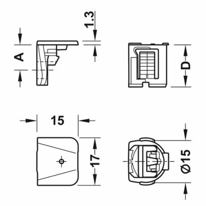 Kit Conector de Armrio Tab 15