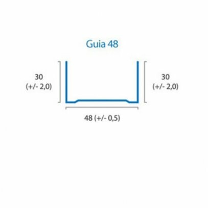 Perfil Guia G-48/30 c/ 3mts