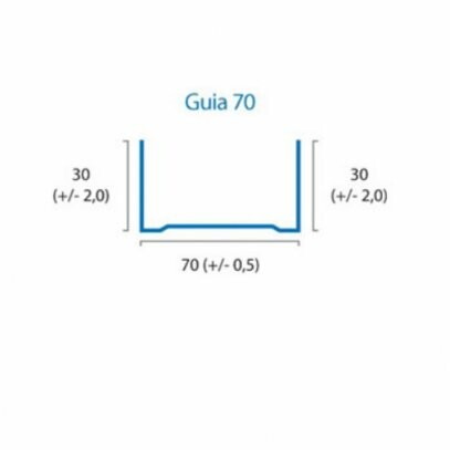 Perfil Guia G-70/30 c/ 3mts