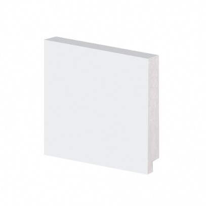 Rodap Arquitech Branco Mod-50007 2,40m x 7cm x 1,3cm (barra)