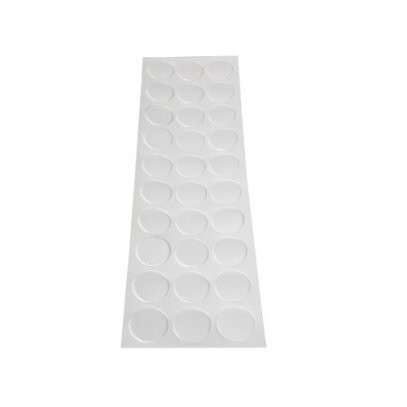 Tapa Furo PVC Auto-adesivo Branco (Cartela)